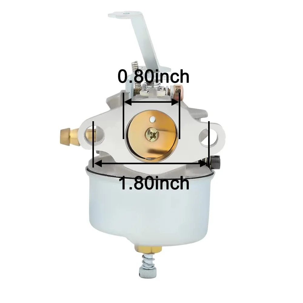 632230 Carburetor with Filter for Tecumseh 5 HP 631828 Engines 4 Cycle Engine Troy Bilt Tiller Toro Snowblower Sears Tillers