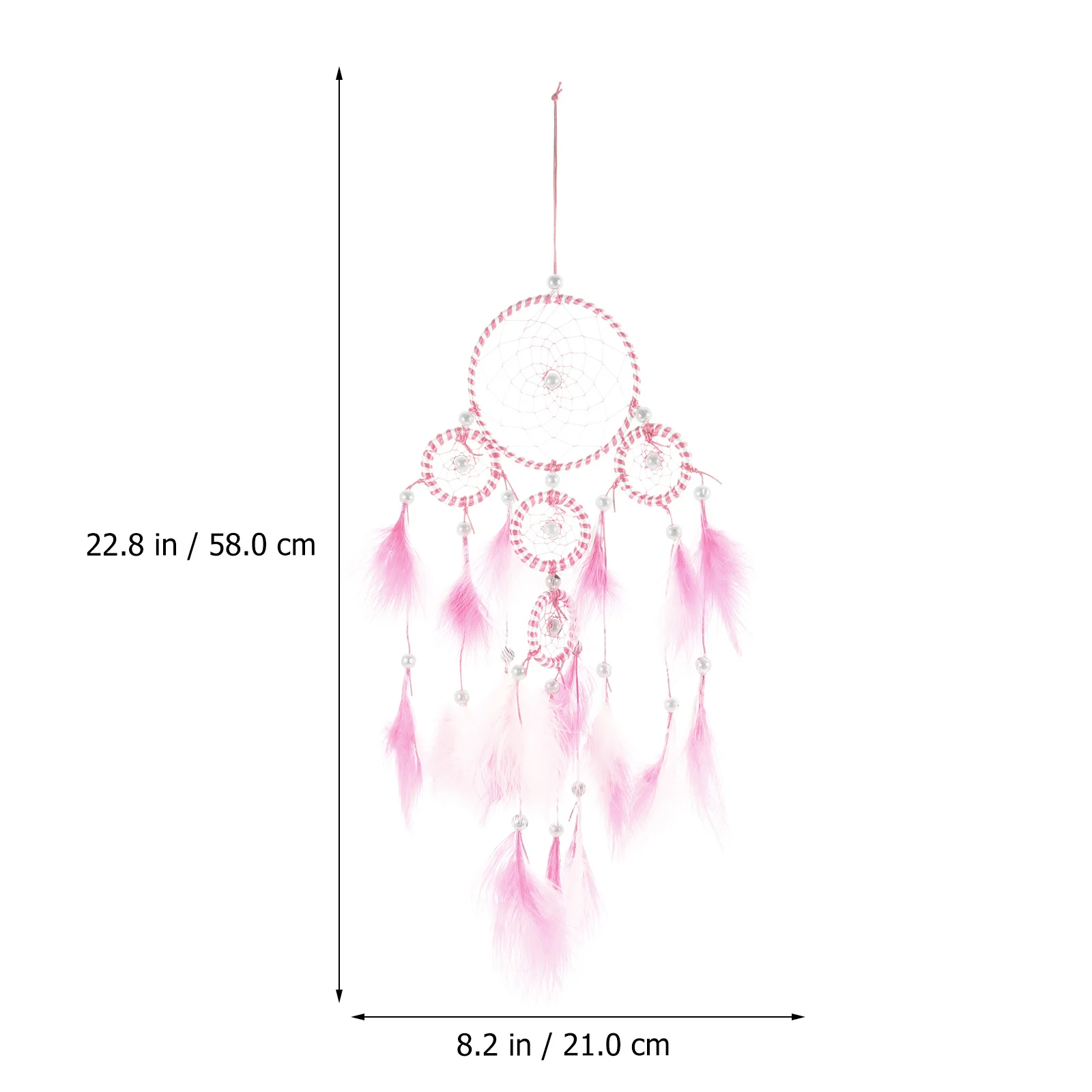 

Catchers Pink White Home Decor Bedroom Wall Dream Catchers For Girls Hanging Craft Supplies