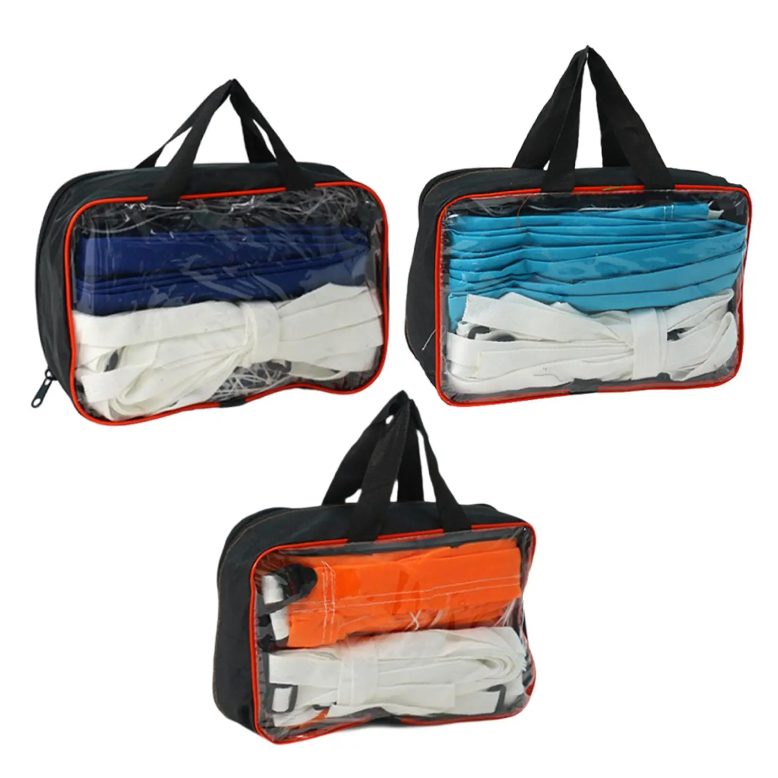 

Pool Volleyball Net with Storage Bag Portable Heavy Duty Practice Net Replacement for Park Beach Swimming Pool Lawn Outdoor