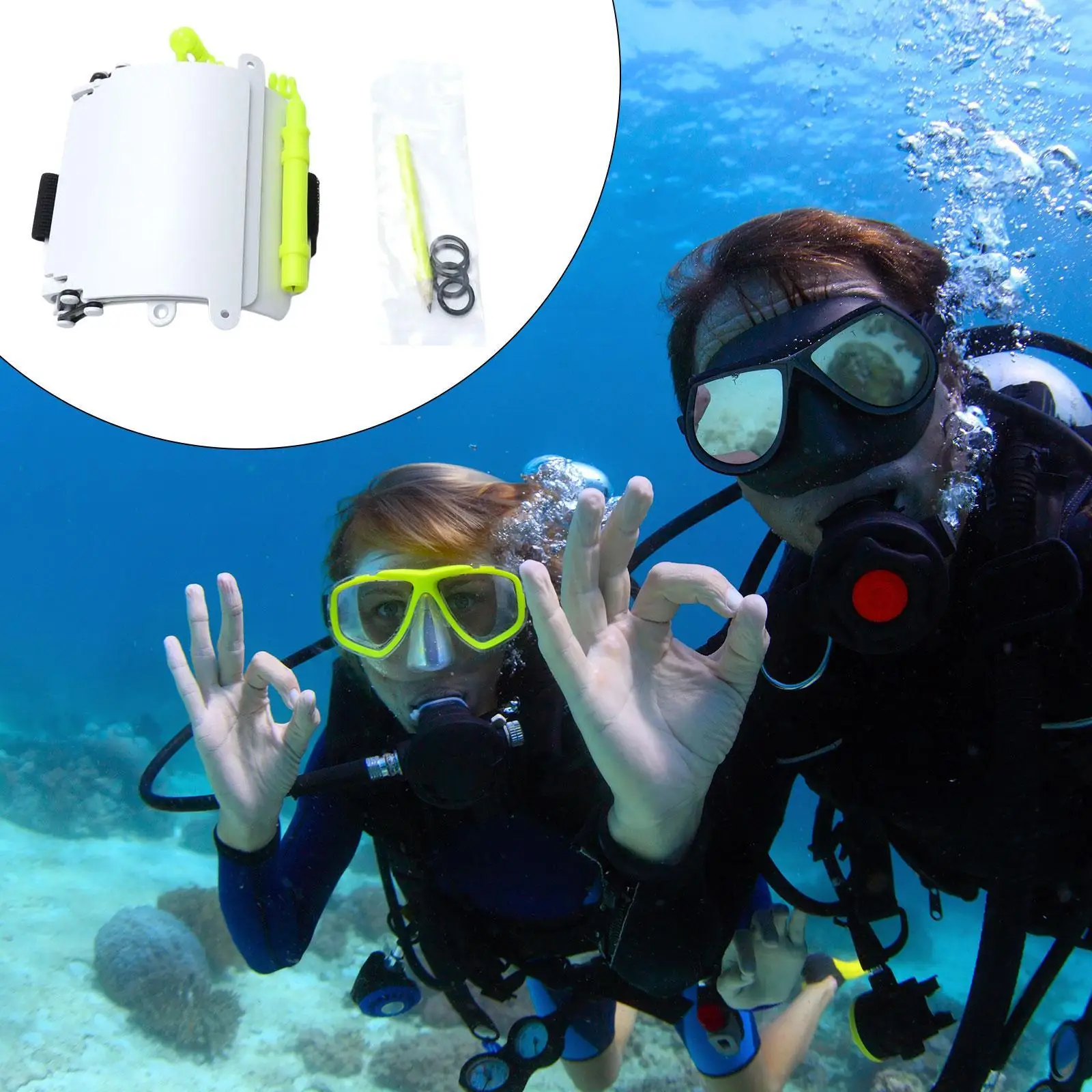 Доска для записи запястья для дайвинга, подводного плавания с аквалангом для глубокого дайвинга, подводного плавания Доска для записи запястья для дайвинга, подводного плавания с аквалангом для глубокого дайвинга, подводного плавания