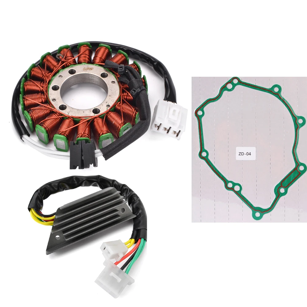 

R6 Regulator Rectifier Stator Coil Gasket Kit for Yamaha YZF R6 YZF-R6 YZF600 R6 2017 2018 2019 2020