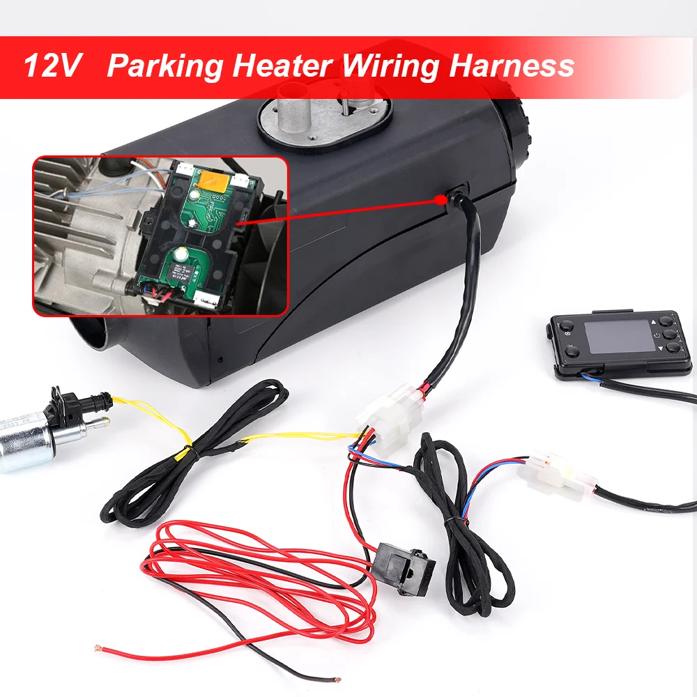 12V For 2KW-8KW Air Diesel Heater LCD Monitor Controller Board 30m Remote Control Air Diesel Parking Heater Car Heating Parts