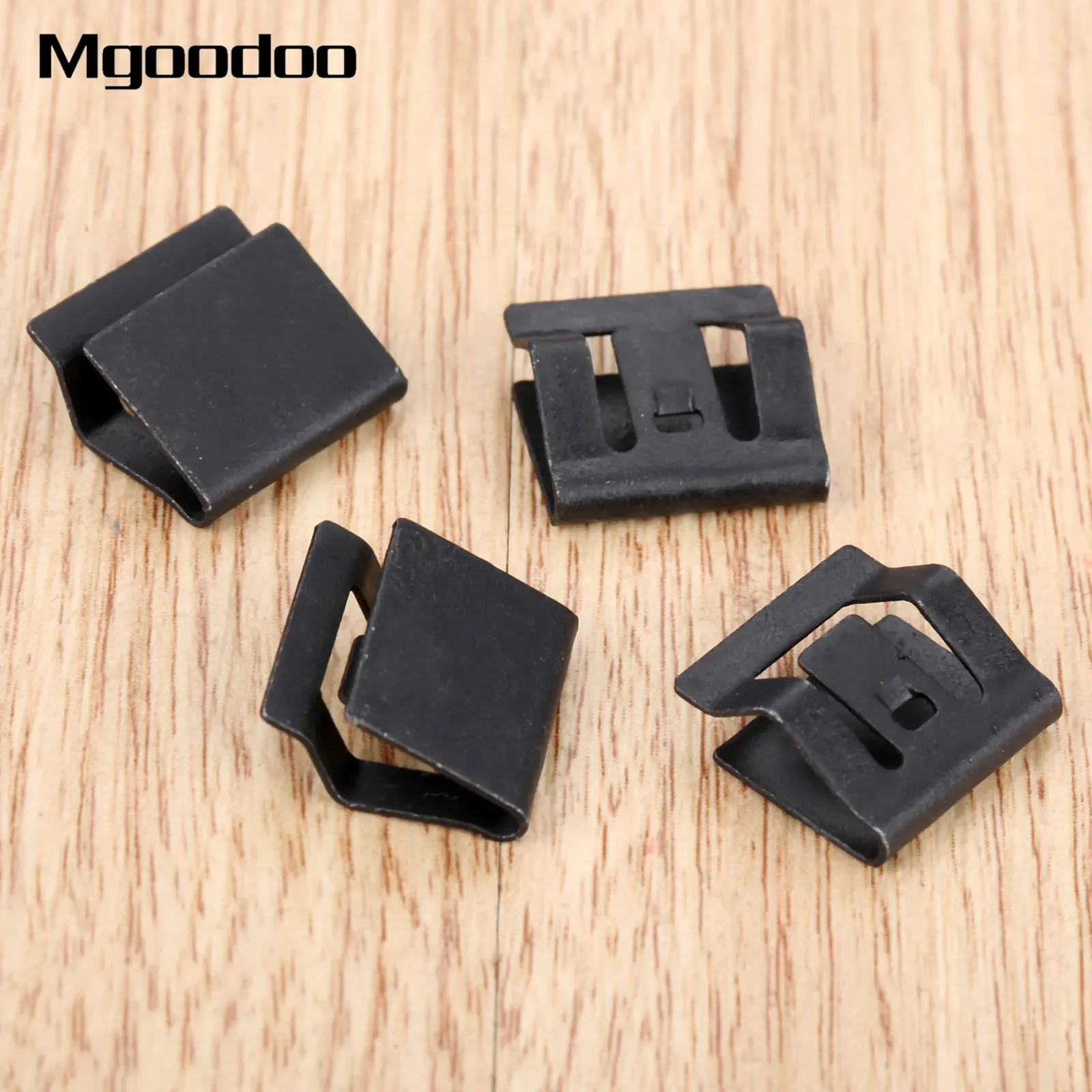 10Pcs Auto Fastener Clip Black Rivets Clips Car Console Navigation CD DVD Sound Panel Metal Iron Retainer For Honda Civic Accord