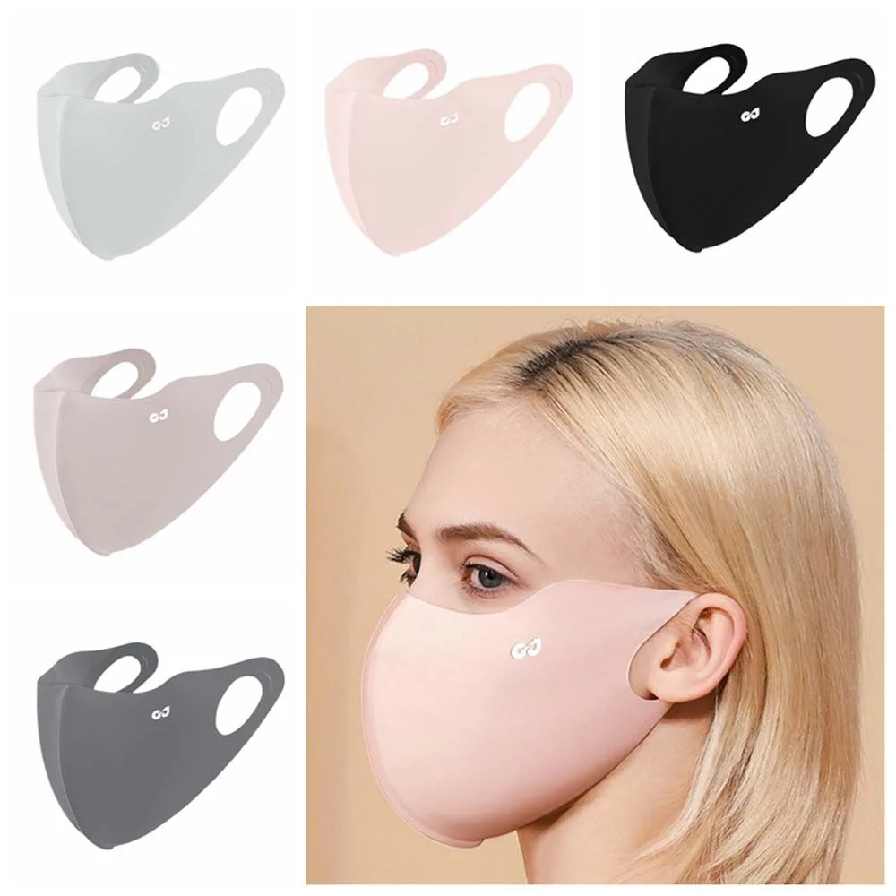 

UV Protection Ice Silk Mask Anti-UV Face Cover Face Shield Summer Face Cover Ultraviolet-proof Adjustable Face Gini Mask Unisex