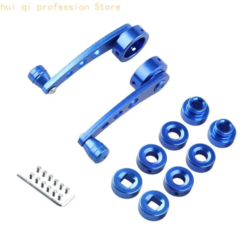 Manueller Ersatz-Fenstergriffsatz, Fahrzeugkurbel aus Aluminium für die Reparatur und Restaurierung von Innenfenstermechanismen – Detail 9