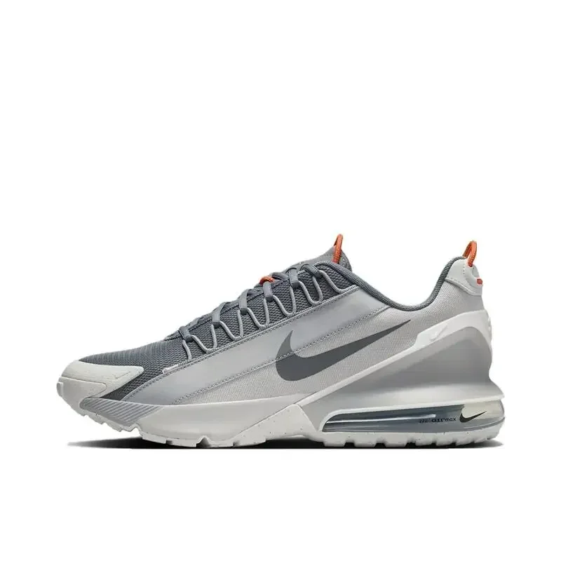 Nike Air Max Pulse Men's and Women's Cushioned Gary Silver Cushioned, Anti-slip and Wear Comfortable Retro Waffle Shoes