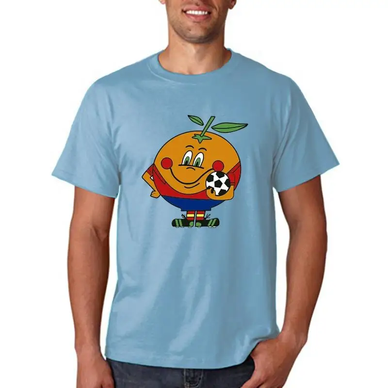 Tshirt Logo Naranjito España 82 Retro Custom Printed Tee Shirt