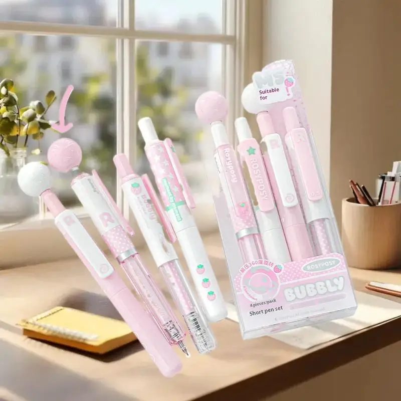 

Elevate Beauty с нашим 4-мя короткими ручками: 360° ° Функциональность вращения, отлично подходит для декомпрессии и проблемного растворения.