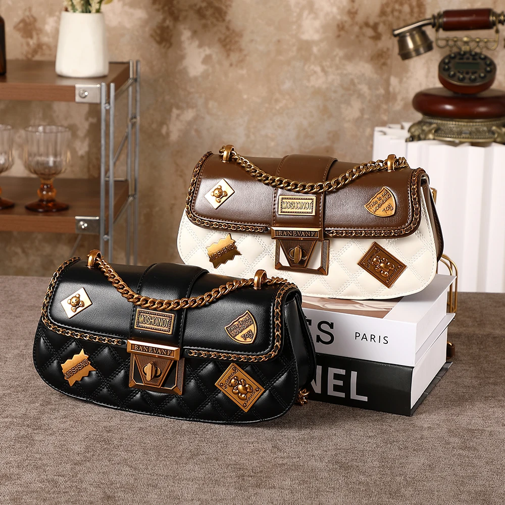 2026 Autumn/Winter New Women's Shoulder Bag Fashion Chain Designer's Advanced Fashion Commuter Versatile Crossbody Bag