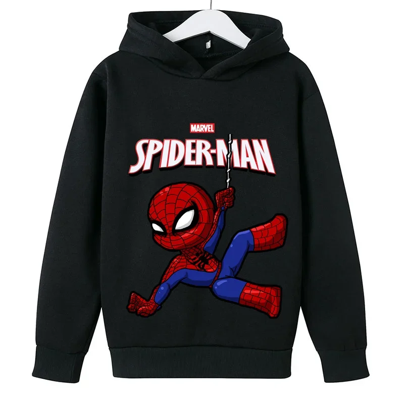 2023 Kids Marvel- The Avengers Hoodies Fashion Boys Girls Long Sleeve Sweatshirt Tops Casual Children Clothes 1-16 Years Kids