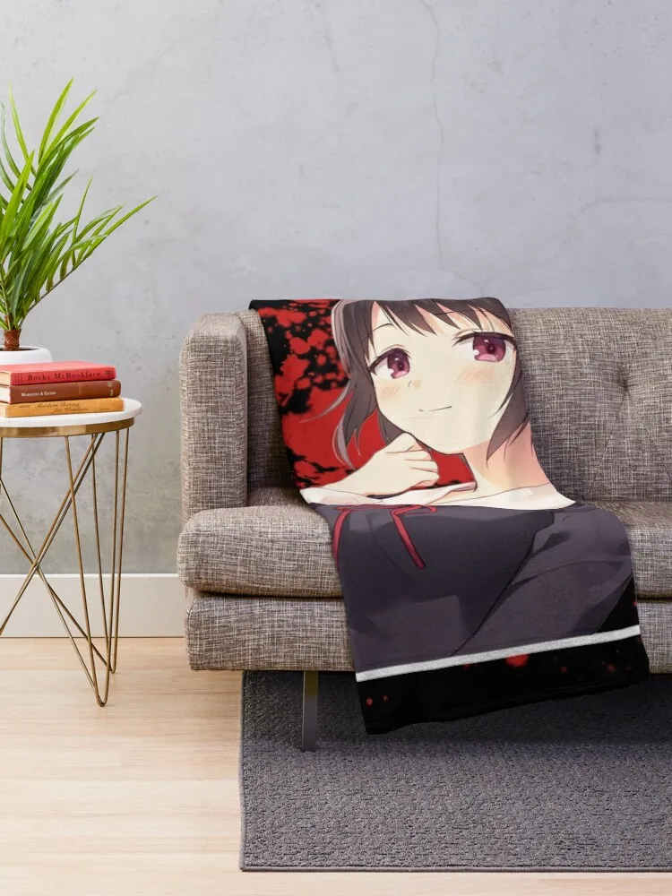 Kaguya Sama - Nagisa Kashiwagi Throw Blanket blankets and throws warm for winter Vintage Stuffeds Blankets