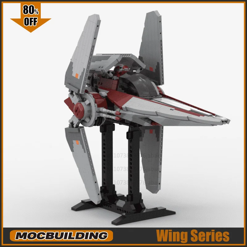 Wing Series V Starfighter Moc Building Blocks Imperial Starship DIY Model Technology Bricks Toys Birthday Gift