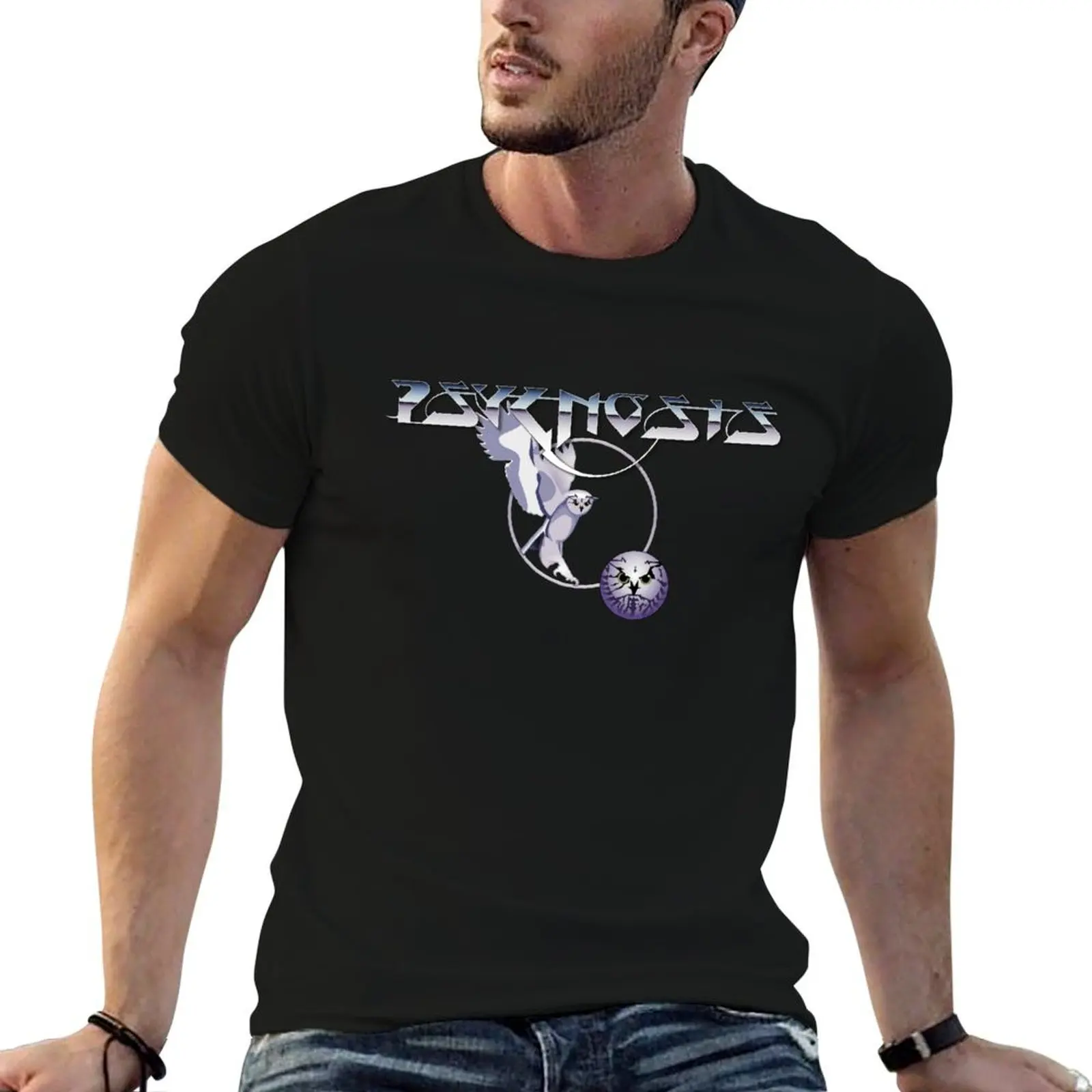 

brand t shirts Retro Computer Psygnosis cotton Games t high shirts luxury - T-Shirt quality man 100%
