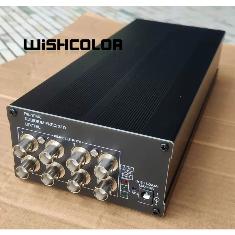 

Wishcolor RB-10MC 10MHz 8-Channel High Precision Rubidium Frequency Standard Built-in SA.22C Rubidium Clock 15V Power Supply