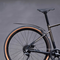 Cycling Mud Flaps Strong Toughness Bike Tire Wheel Mudguard Adjustable Road Bike Wheel Fenders for Front Rear Wheels Below 50mm