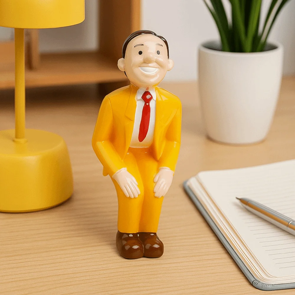 

Handmade Funny Character Statue Model Toy Waterproof Spoofs Resin Ornament Collectible Display Table Tumbler Toy