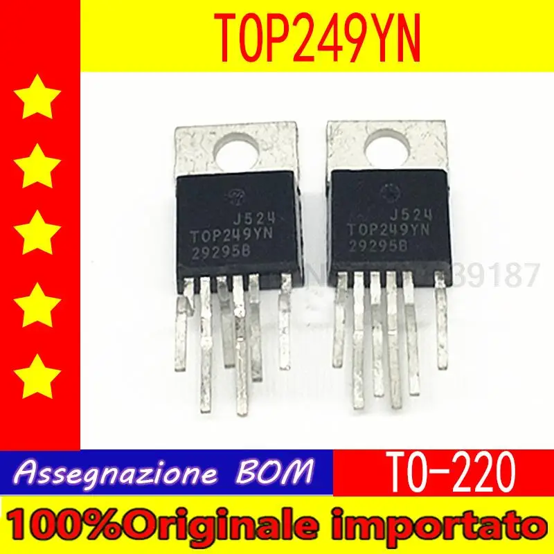 10pcs/lot   TOP249 TOP249YN  TO-220 power management IC