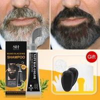 Buy 2024 Herbal Extract Black Beard cream With Comb rosemary Fast Black Beard Dye Shampoo instant hair dye cream  Beard care For Men Online | Jogoka