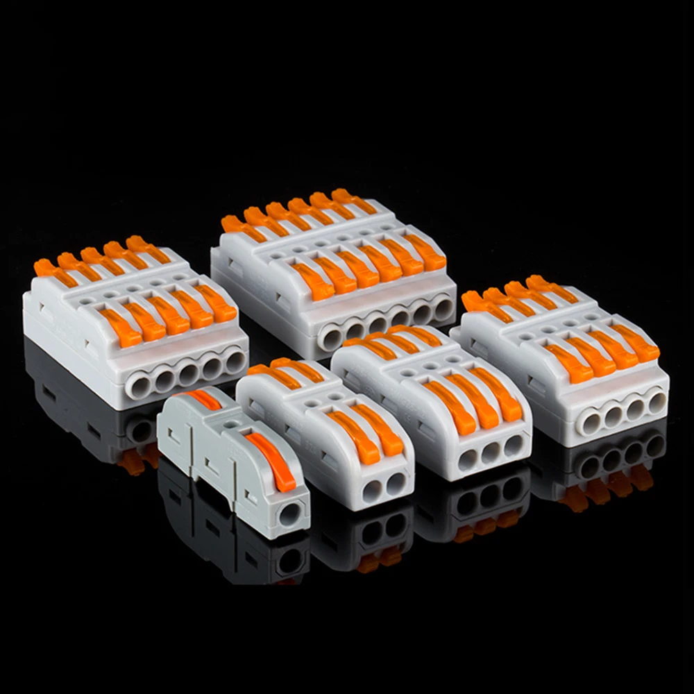 Wire Connector Terminal Block Quick Wiring Connector Cable Connectors Splitter SPL 222 221 CH2 102 Fast Splice Push-in Terminals