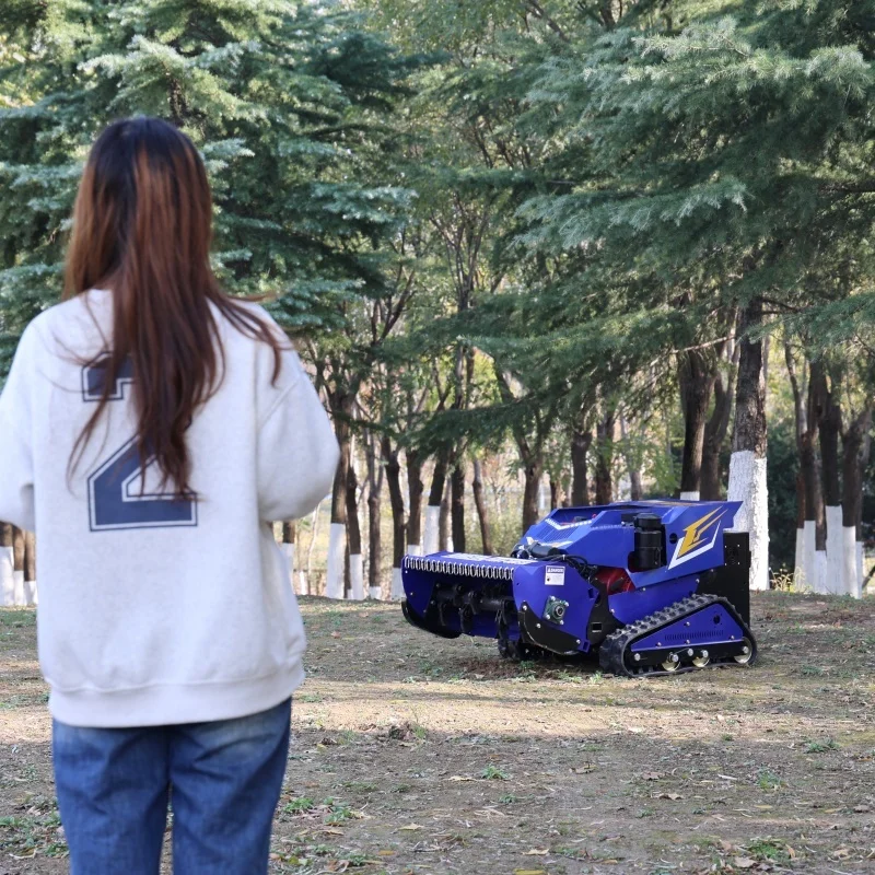 Customized Competitive Price Farm Flail Lawn Mower – 800-1000mm Cordless Remote Control Robot