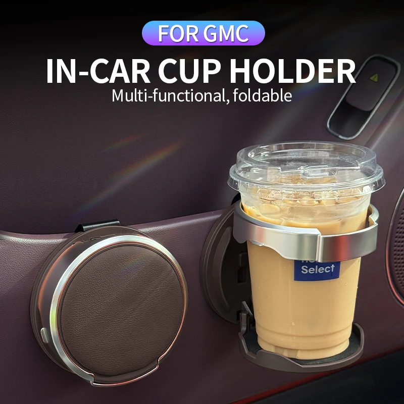 Car-mounted multifunctional door cup holder for Jeep Sierra 1500 Yukon/Yukon XL Sierra 2500HD/3500HD Heavy-Duty Savana Terrain