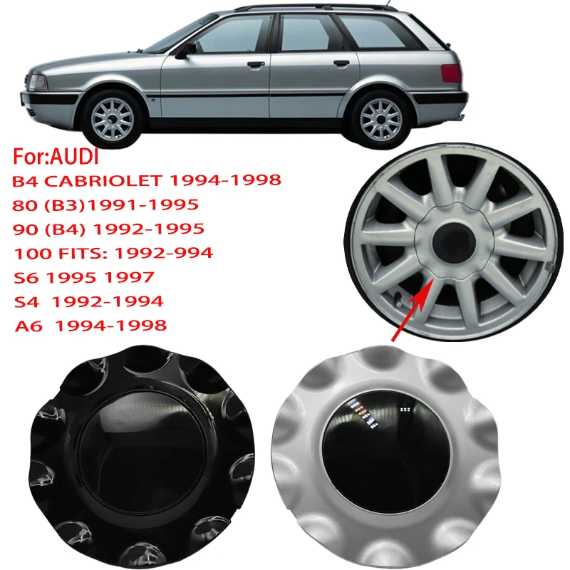 

1pCS for Audi 80 B4/Coupe/Cabrio Typ 89/100 C4 Nabenabdeckung OEM 4A0601165B wheel center Hub caps