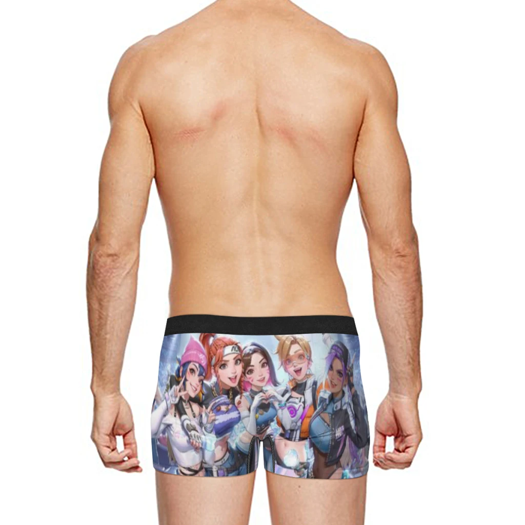 Vedeo-Game-Overwatch Heren Onderbroek Man Ademende Boxershort Heren Slipje Ondergoed Cadeau