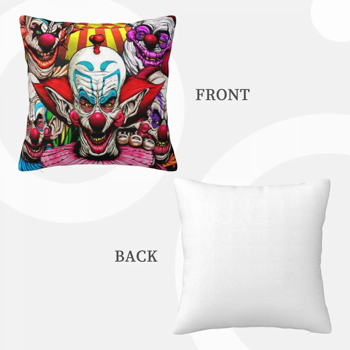 القاتل المهرج من الفضاء الخارجي 01734 وسادة غطاء أريكة وسادة تغطي Dakimakura كيس وسادة غطاء وسادة
