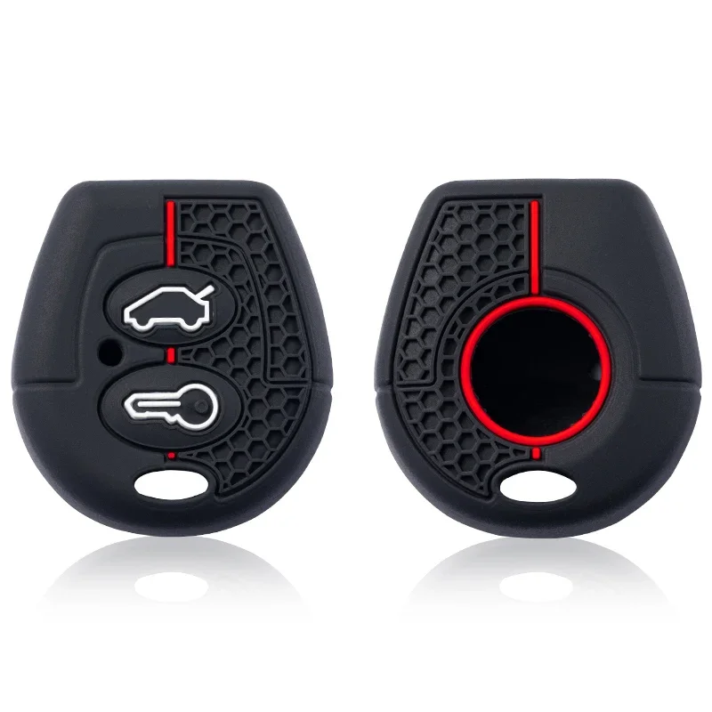 2 أزرار حافظة مفاتيح سيليكون للسيارة حماية لشركة فولكس فاجن بولو جولف باسات بورا جيتا شاران سكودا اوكتافيا سيات ليون إيبيزا