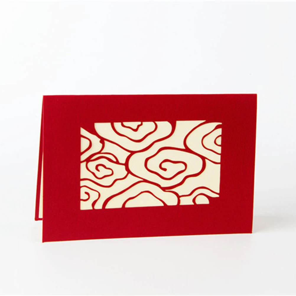 

2Pcs Handmade 3D Greeting Cards Dragon Festival Blessing Cards Holiday Gift Paper Craft 3D Greeting Card
