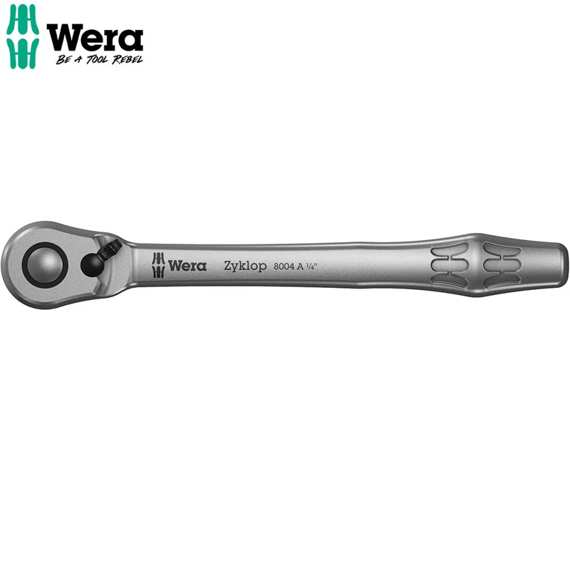 WERA 05004004001 8004 A Zyklop Ratchet Wrench Slim Design Reversible High Quality Materials Exquisite Workmanship