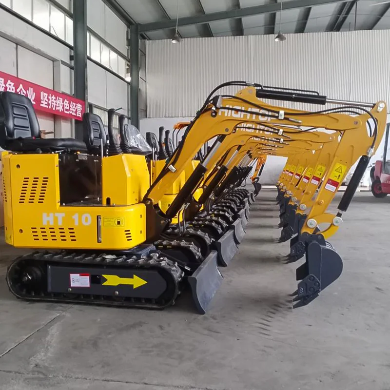 Mini Digger for Construction Mini Digger Excavator with Full Hydraulic Joystick Mini Excavator 1ton with Optional Attachment