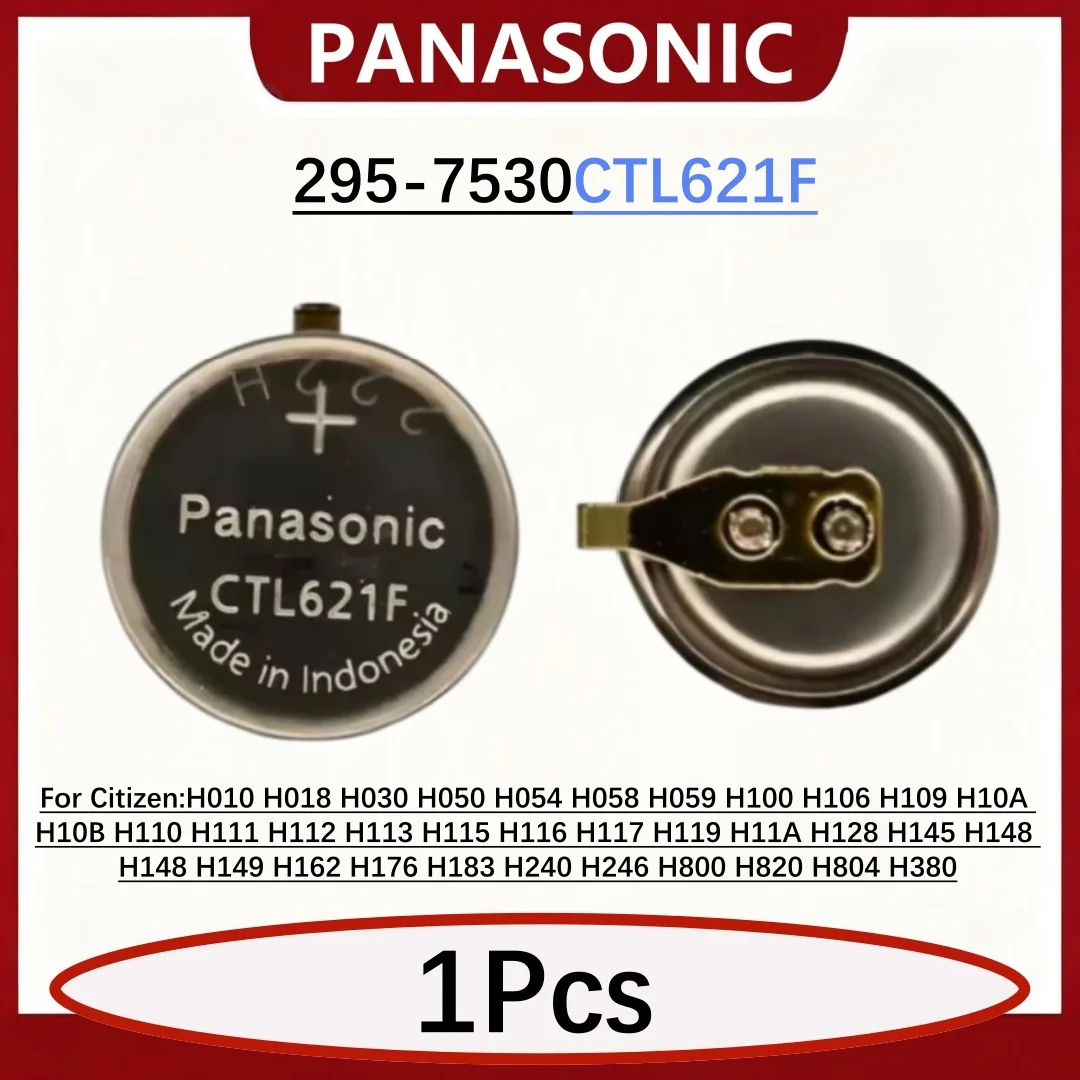 CTL621F 295 7530 CTL621 295-753 Kinetic Watch Rechargeable Battery 295-7530 For Citizen Watch capacitor H010 H018 H030-H380