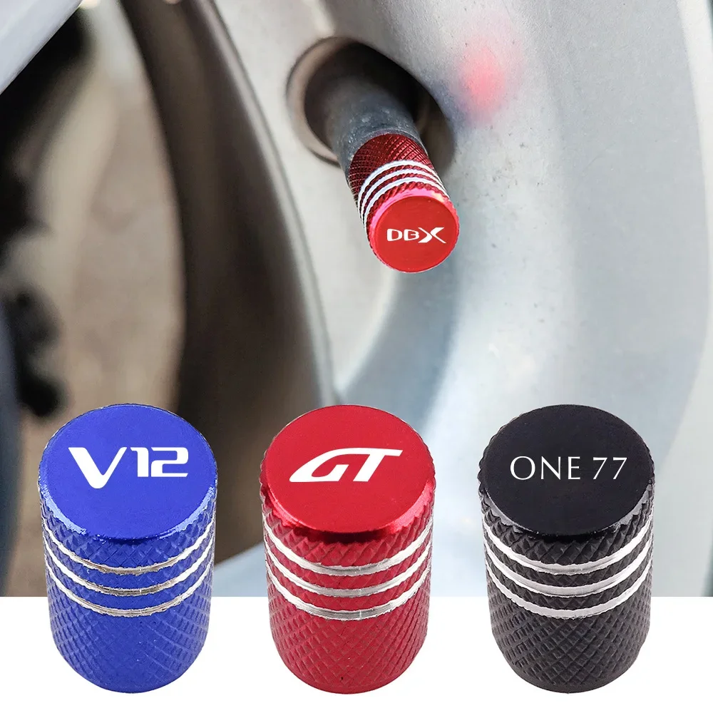 Auto Emblem Dust Cover car Aluminum Air Tire Valve Cap  For Aston Martin DB11 DBS GT Zagato DBS V12 DBS DBX GT One 77 Rapide S