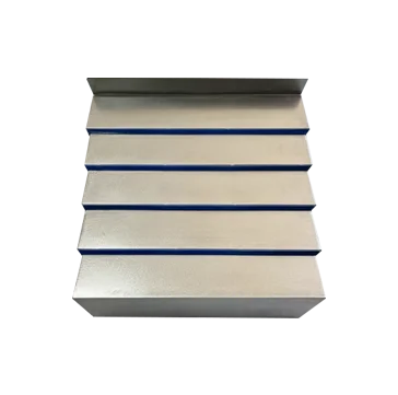 Customized Telescopic Stainless Steel Machine Tool Guide Rail Steel Plate Protective Cover