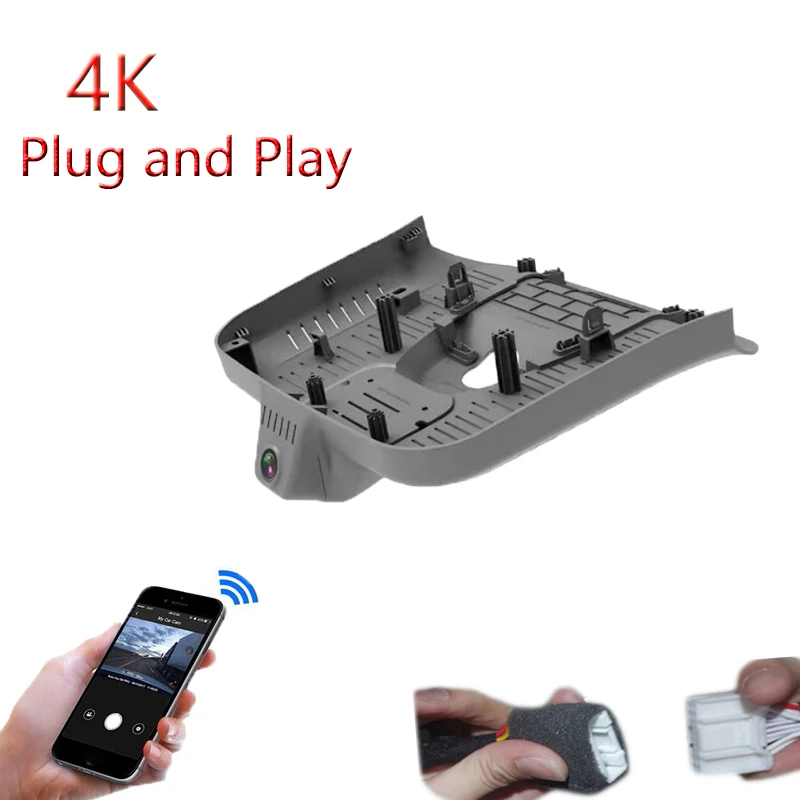 

4K Plug And Play For Geely Galaxy E8 Xingyao 8 2024 2025 Car Wifi DVR Video Recorder Dash Camera Dashcam