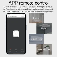 Ewelink WiFi Smart Switch Mini 16A Relay Smart Circuit Breaker Compatible with Alexa and Google Home Voice Control, DIY Mode 2