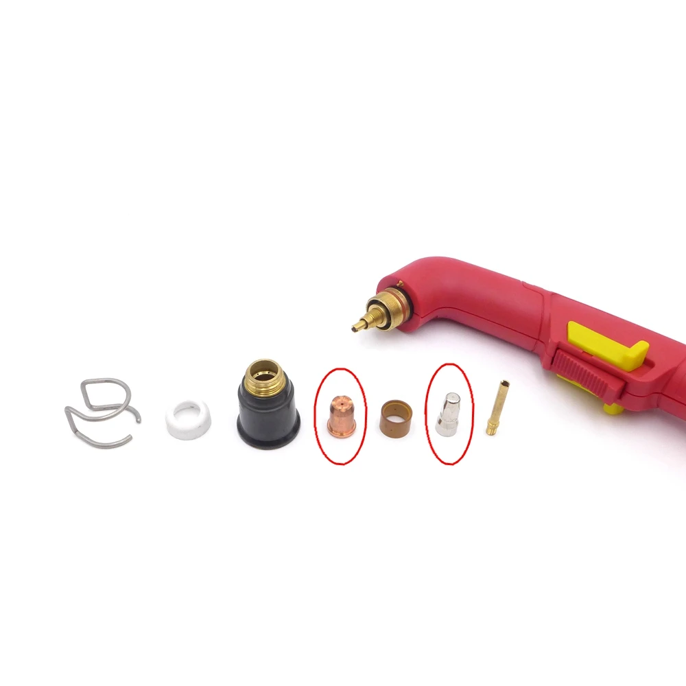 Tocha de corte plasma, consumíveis, PD0114, 10 ponta e PR0117 eletrodo, S75, 20pcs