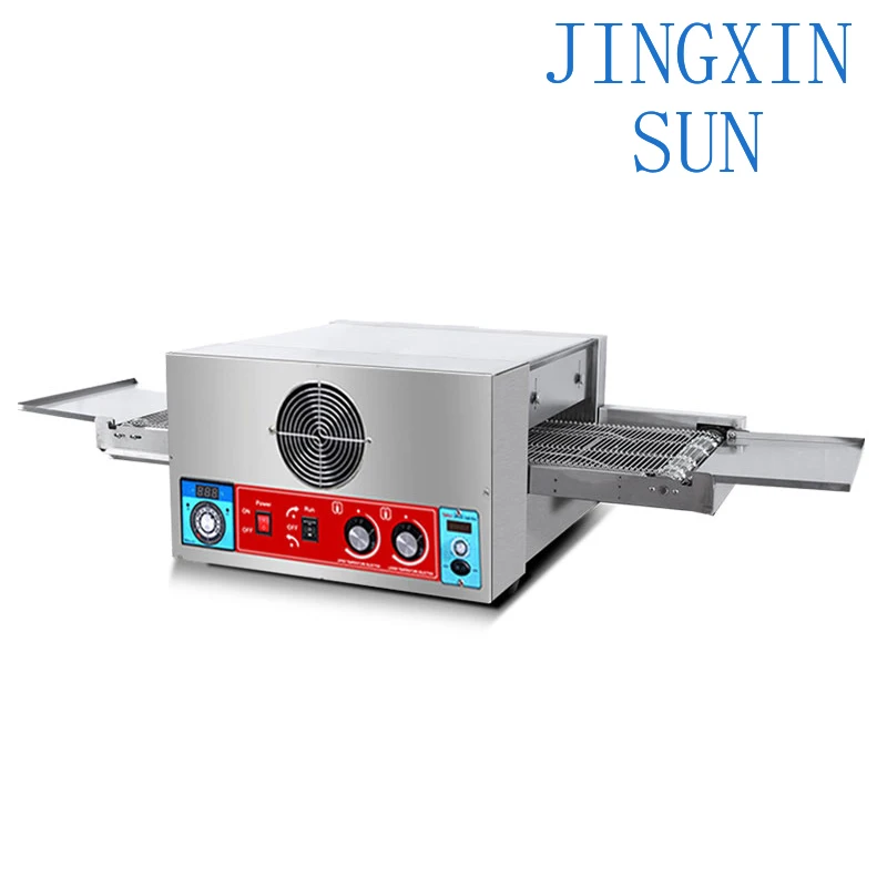 Electric Conveyor Pizza Oven Commercial 12 Inch Pizza Stove Oven Large Dispenser Cake Bread Pizza Making Machine