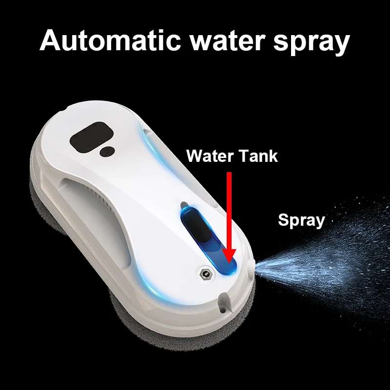 Water Spray 3 Year Warranty Automatic Smart home Windows Cleaner Robot Cleaning tool vacuum Electric