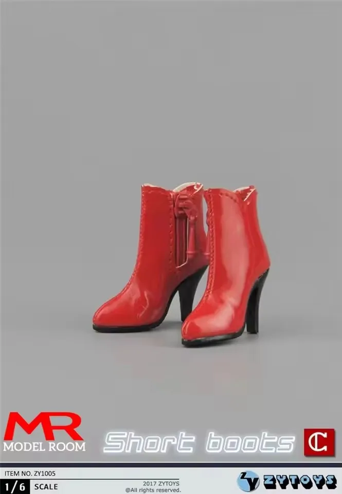 1/6 Female High-Heeled Boots Action Figure 12'' ZY1019 ZY1045