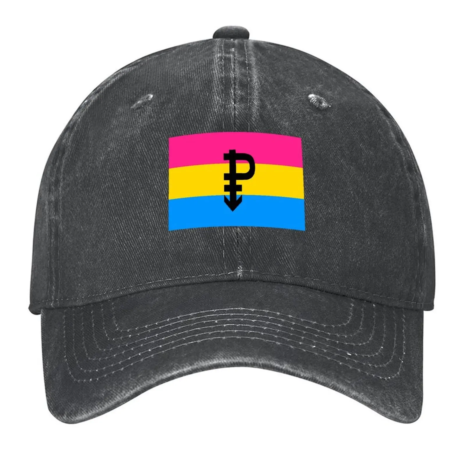 

Pansexual Pride Flag Baseball Cap Sun Cap Golf Hat Man sailor cap for men Fishing Men's Women's