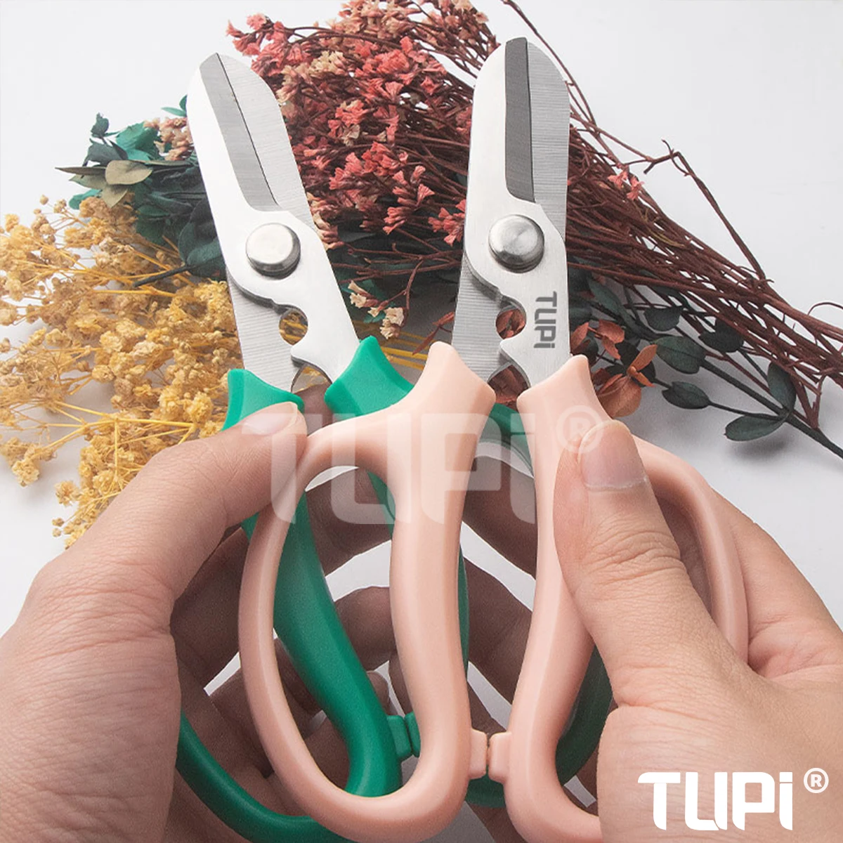 Gardening Scissors Florists Professional Flower Arranging Shears Multifunctional Household Pointed Scissors Plant Pruning Tools