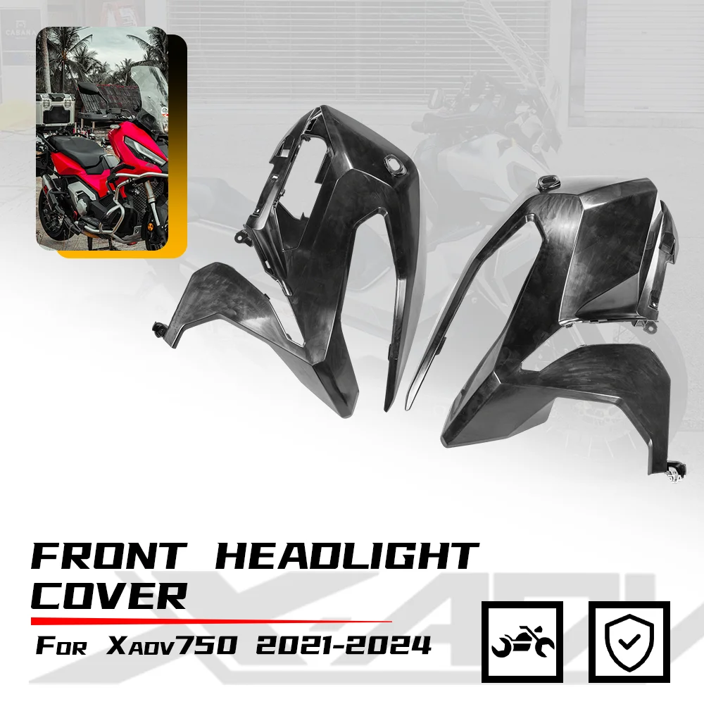 

Для Honda XADV 750 X-ADV 2021 2022 2023 2024 X ADV Аксессуары Moto XADV750 Боковая крышка Капот Панель фары Верхний передний обтекатель
