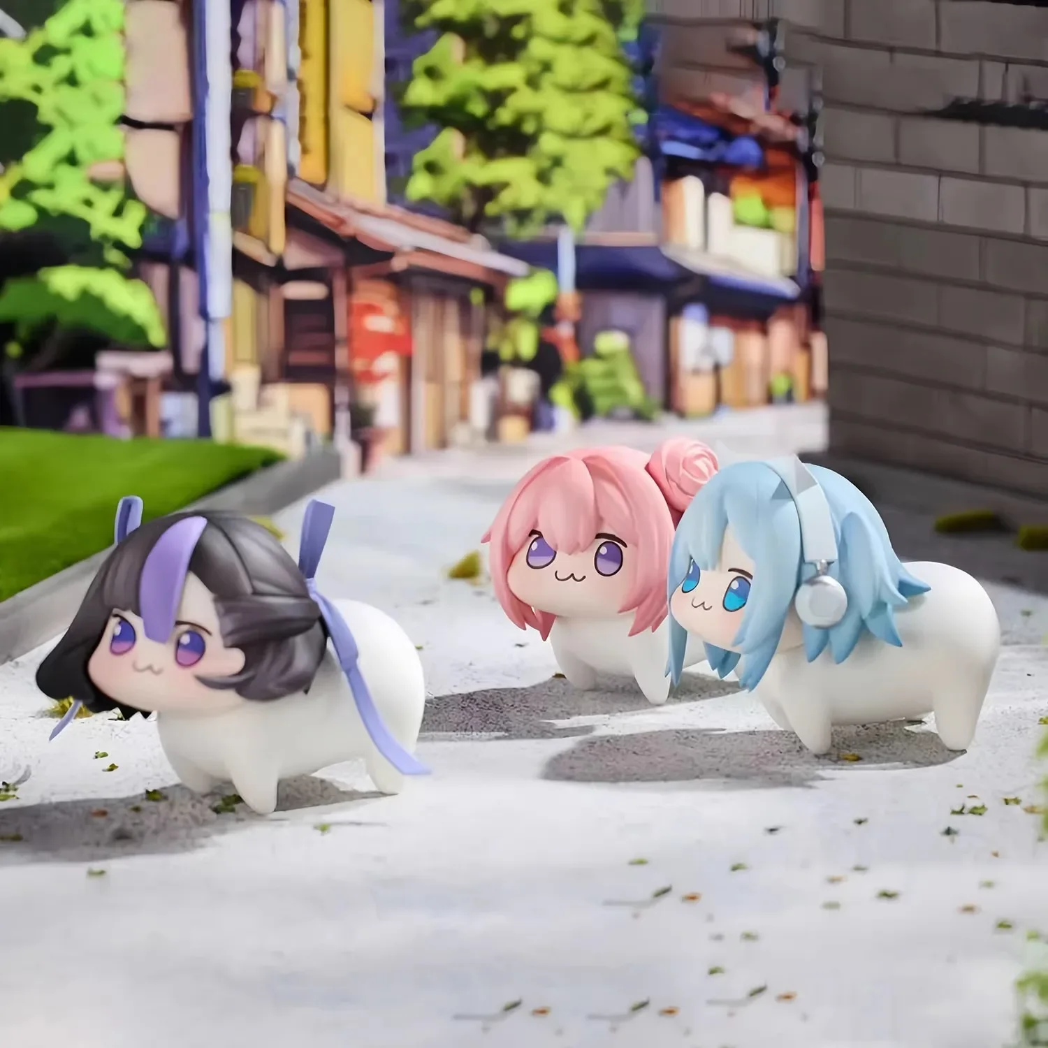 4 سنتيمتر Nikke Doro دمية آلهة النصر الشكل أنيمي ألعاب الطرفية نموذج مخصص المرآب عدة كو دمية لطيف الديكور لعبة الهدايا