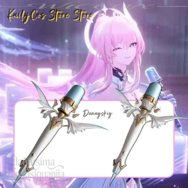 

Aemeath Cosplay Game Wuthering Waves Fashion Y2K Idol 3D Polylactic Acid Microphone Props Accessories 코스프레 Halloween Dunayskiy@@