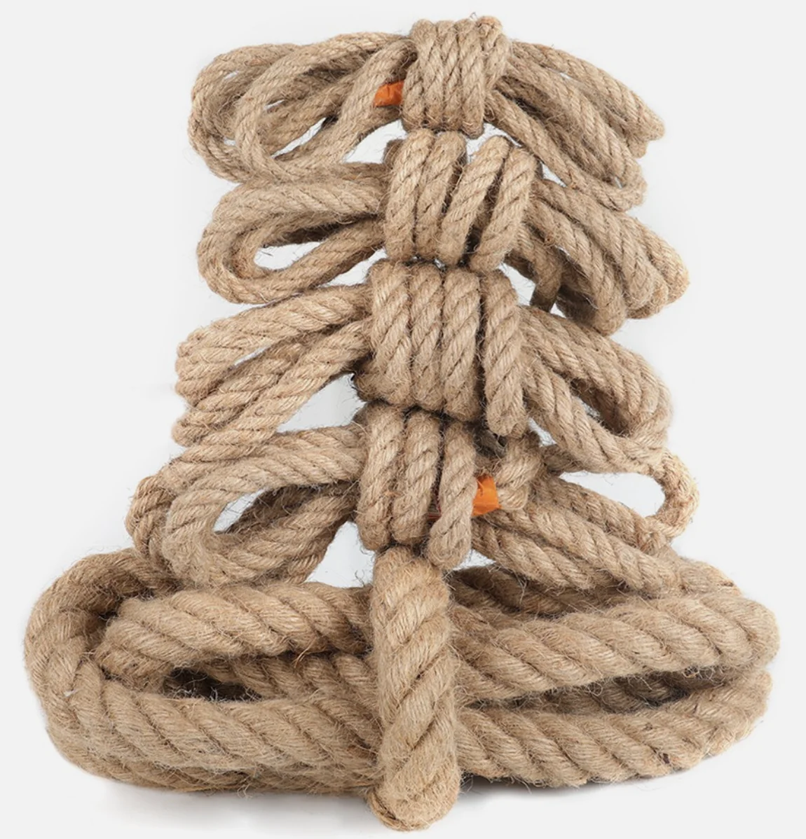 12/14/16mm Natural Jute Rope Twine Rolls Rope Hemp Twisted Cord Macrame String Pet Scratching Handmade DIY Craft Decoration