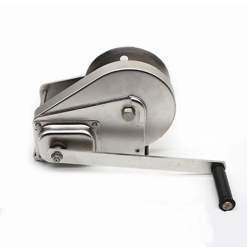 304 stainless steel bi-directional self-locking, hand winch 1200 pounds 2600 pounds manual tractor, stainless steel winch