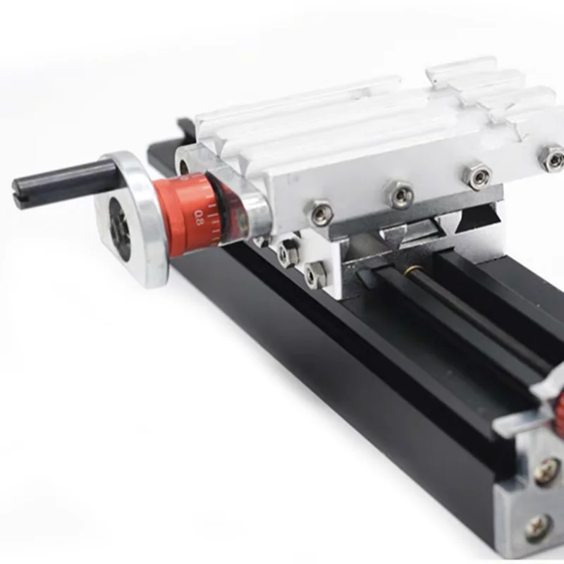 Cross workbench metal slide block combination hand crank DIY six-in-one micro machine tool accessories