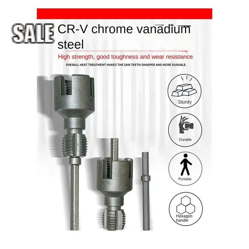 

DN15 DN20 Pipe Threading Tool 4/6 Points Pvc Pipe Threader Kit Pipe Threading Tool-A68E